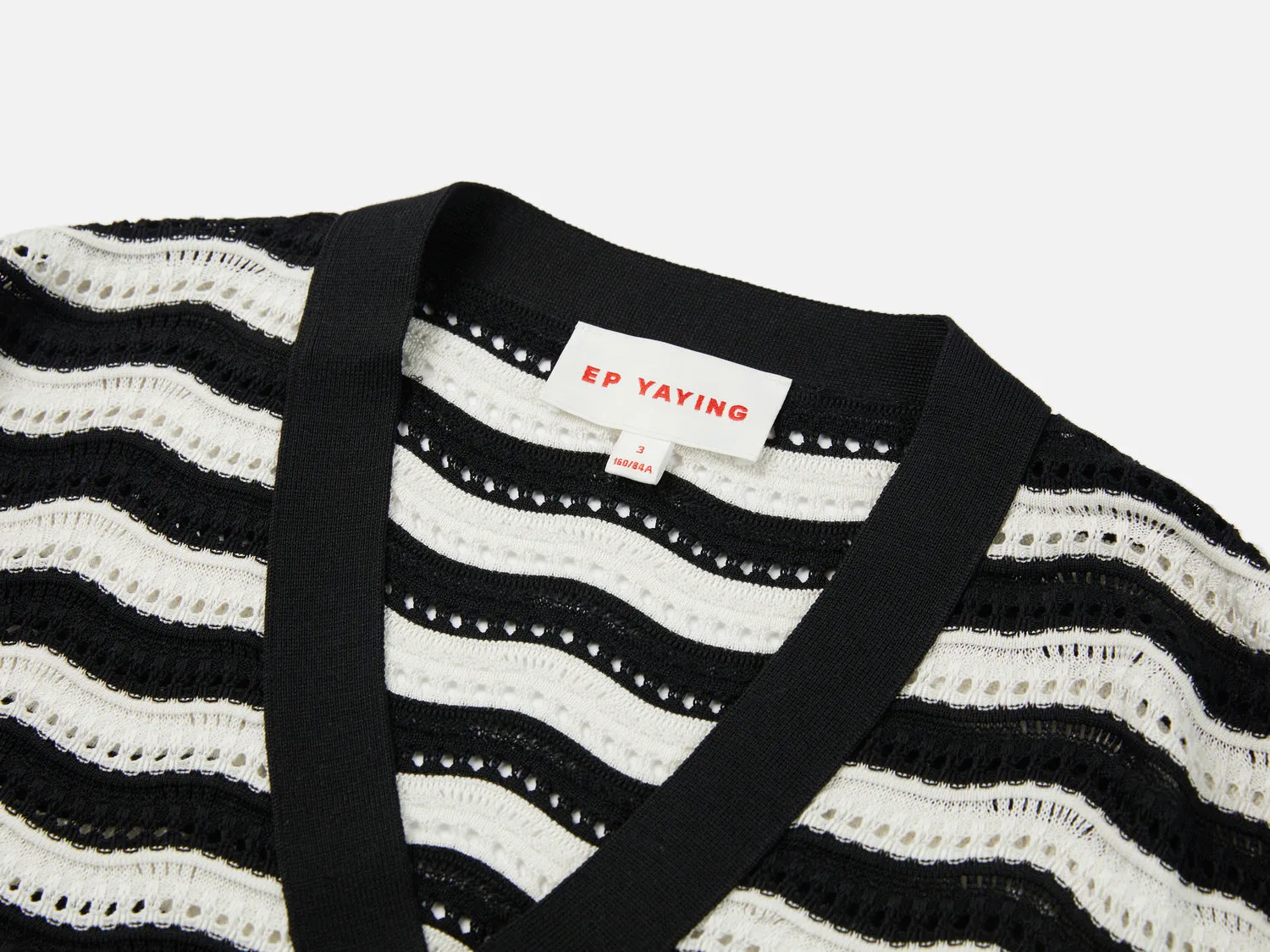 EP YAYING Hollow Striped Knitwear